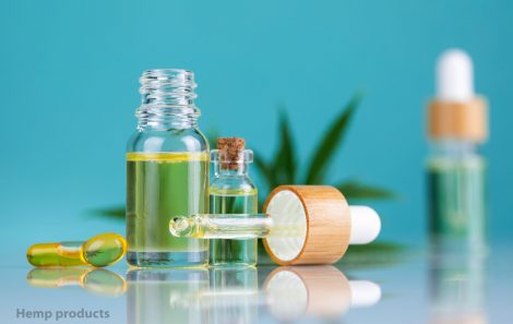 Hemp products. hemp oil. hemp products